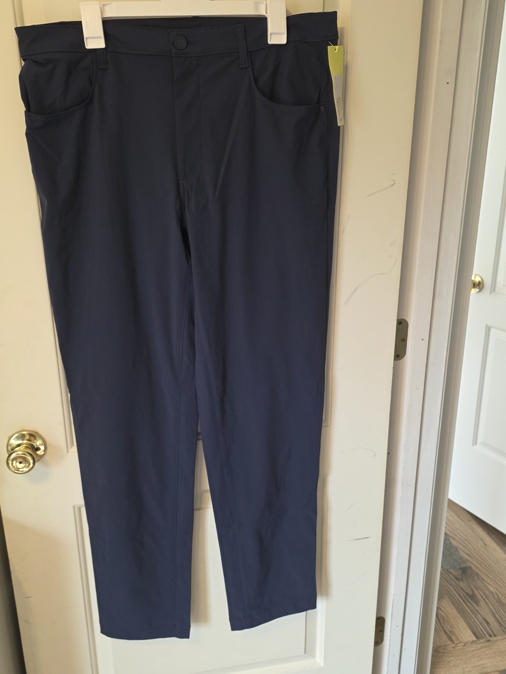 all in motion Men's Navy Straight-Leg Chinos